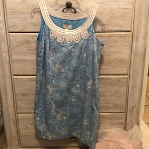 Ann Taylor, LOFT. blue dress